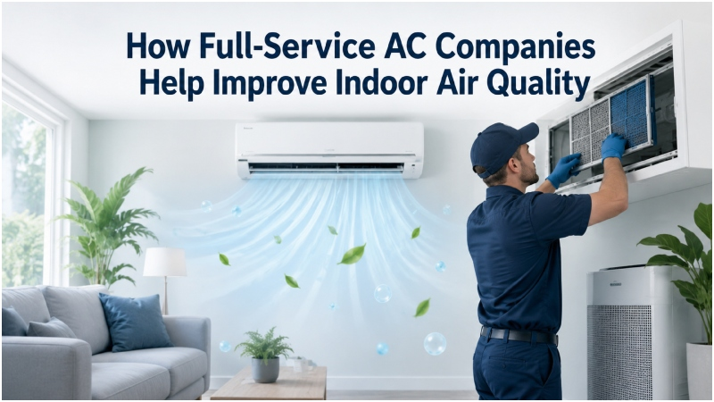 How Full-Service AC Companies Help Improve Indoor Air Quality