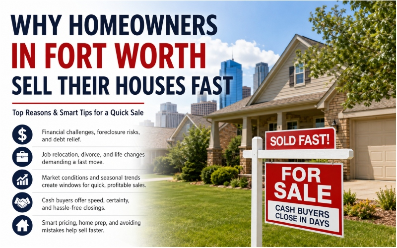 Homeowners in Fort Worth Sell Their Houses Fast