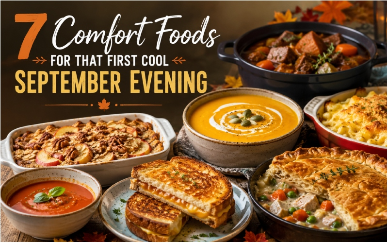 comfort foods for the first cool September evening